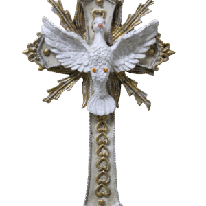 HOLY SPIRIT WITH CROSS - 9 Inches