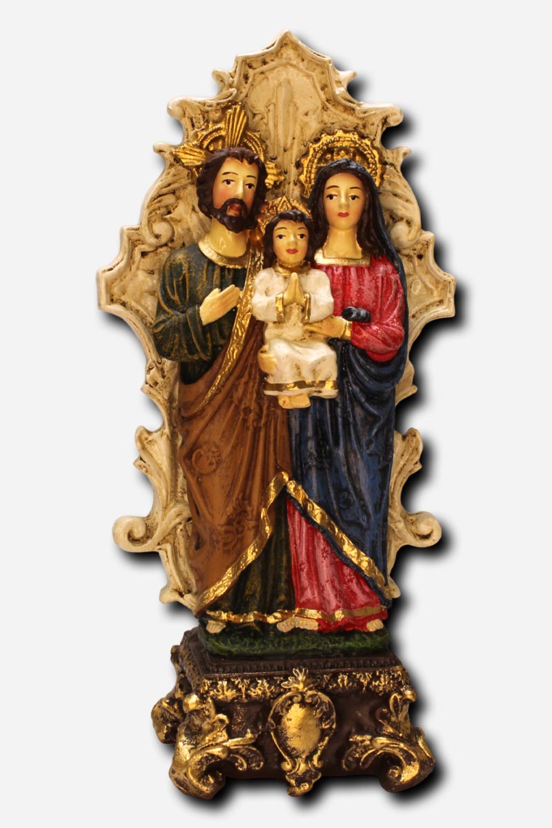 Holy Family with Background - 11 x 5 x 22 cm