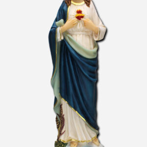 Immaculate Heart of Mary - 8 x 8 x 29 cm