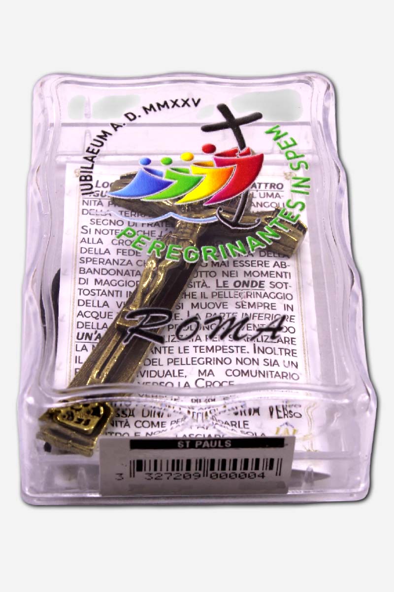 Jubilee Crucifix - Bronze - 4 x 1 x - Made in Italy - Image 4