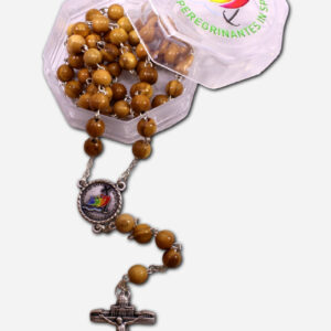 Jubilee Rosary Olive Wood - Made in Italy - 18 inches