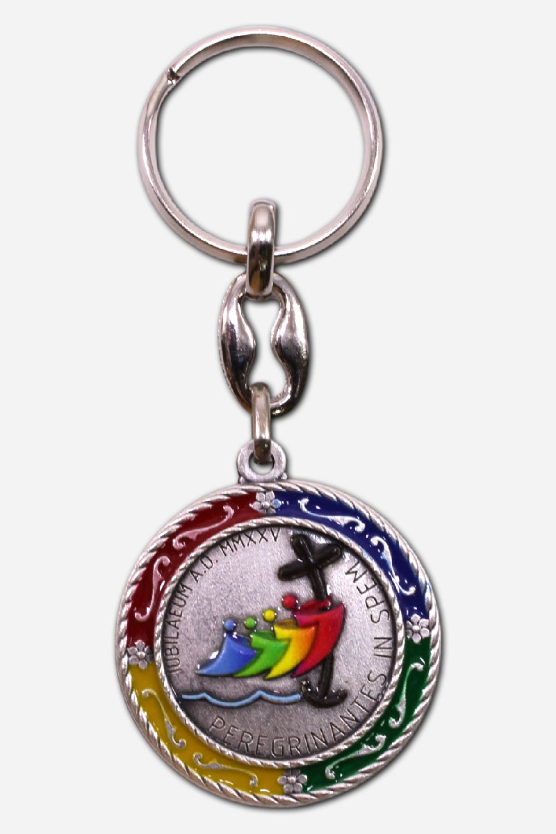 KEY CHAIN NICKEL JUBILAEUM A.D. MMXXV ITALY - 36 X 90 MM