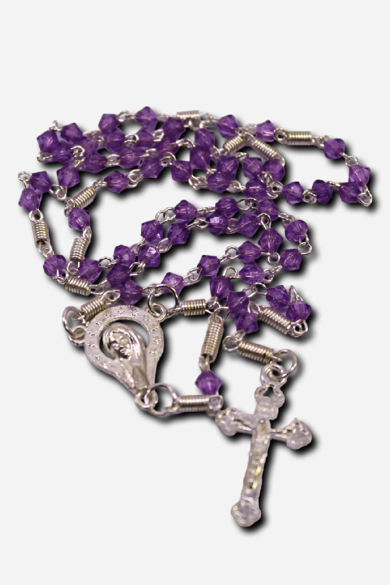 Crystal Birthstone Rosary Diamond Beads - 4mm - Image 15