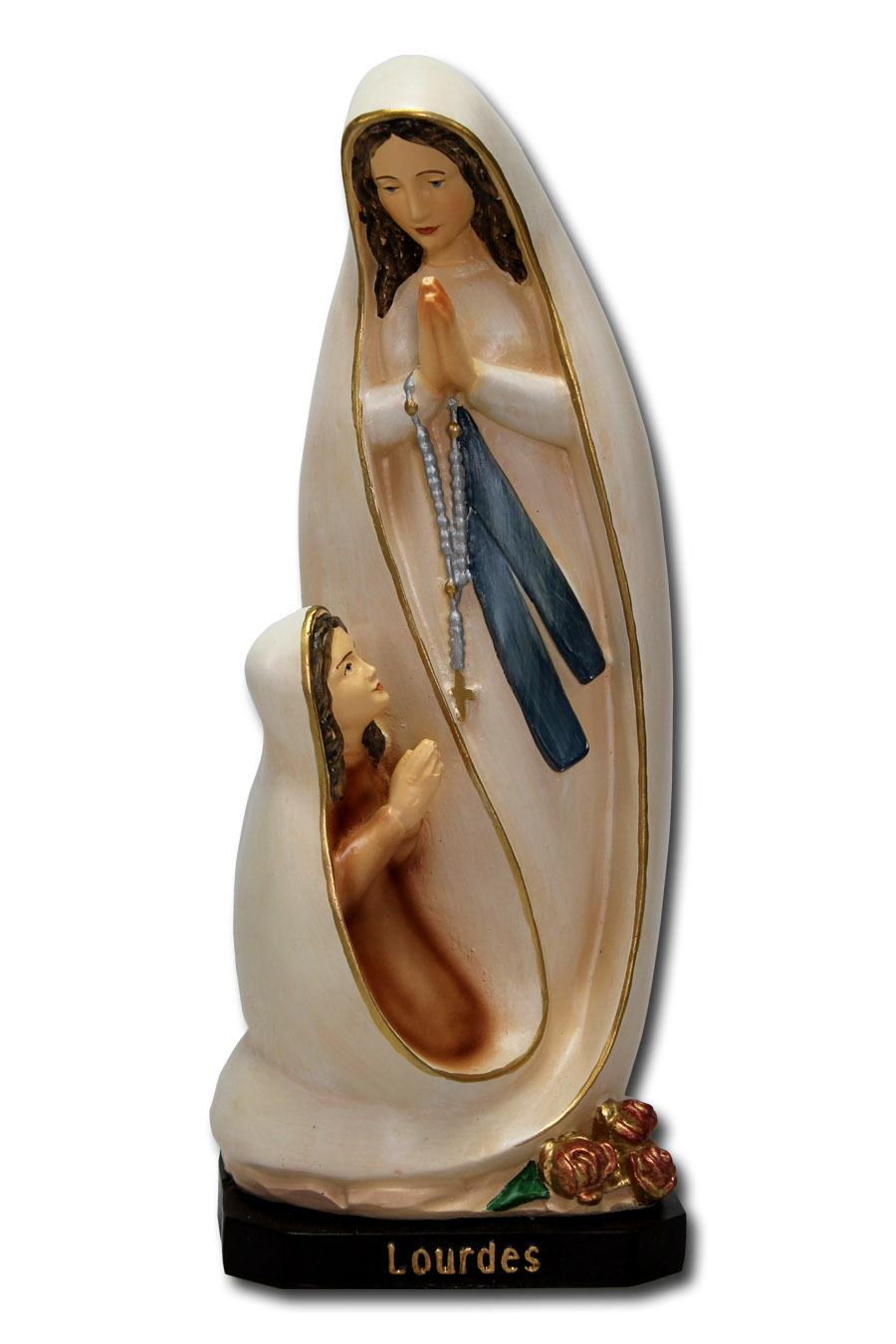 Our Lady of Lourdes with Saint Bernadette -