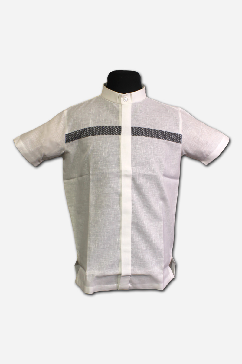 Clerical Shirt White Short Sleeves - Small