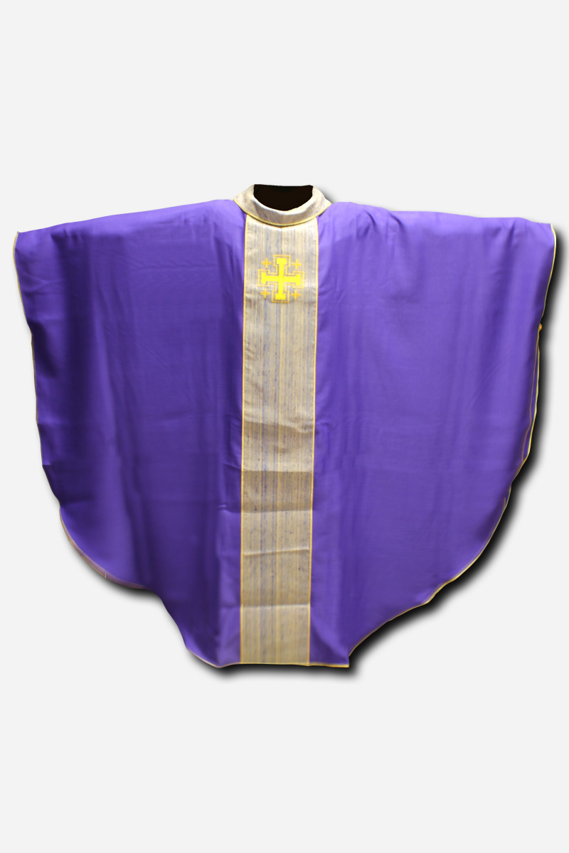 CHASUBLE PURPLE ITALIAN RINNA - LARGE