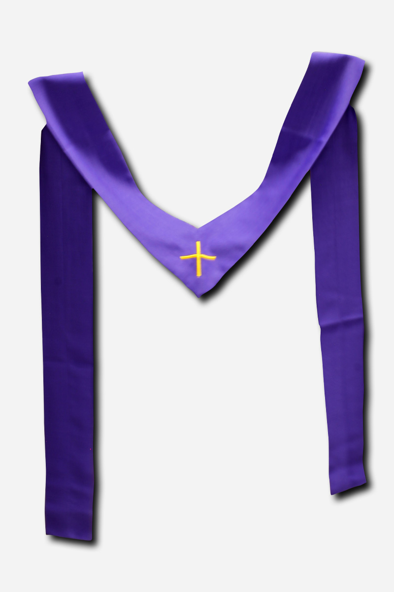 CHASUBLE PURPLE ITALIAN RINNA - LARGE - Image 3