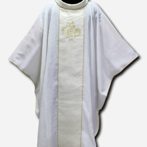 CHASUBLE IHS CREAM ITALIAN - MEDIUM