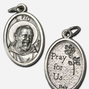 Medal of Saint Padre Pio 16 x 25 mm Italy