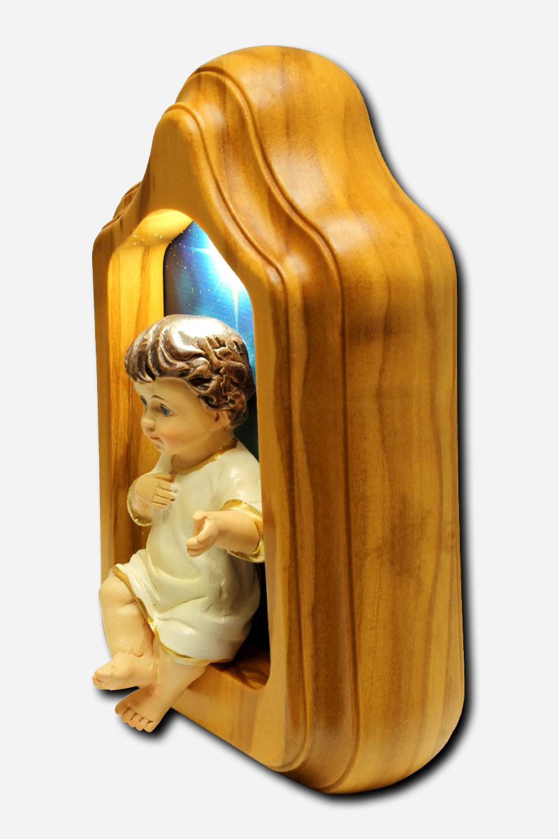 Baby Jesus with Light and Music - Italy - 7 x 5 x 11 cm - Image 3