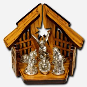 Nativity with house - 3 x 3 x