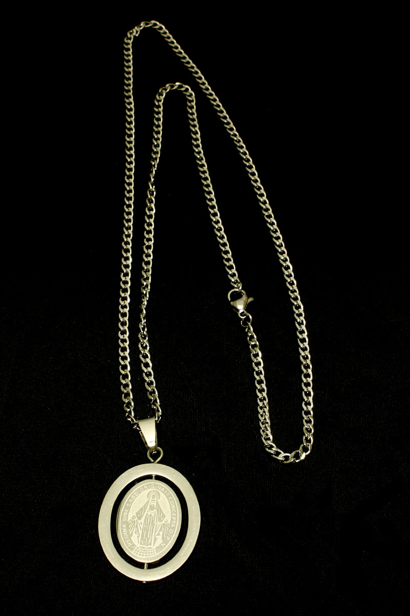 Necklace with Our Lady of Miraculous Medal