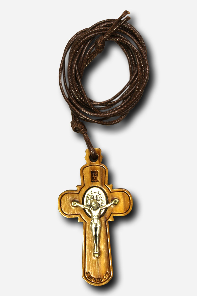 Necklace with Saint Benedict Medal - 3 x 5 cm Made in Italy