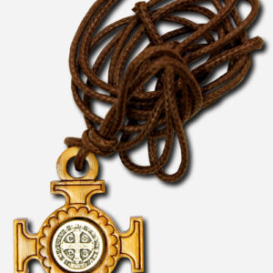 Necklace with Saint Benedict Medal - 2 x Made in Italy