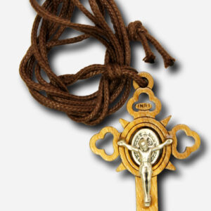 Necklace with Saint Benedict Medal - 3 x Made in Italy