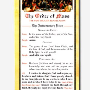 THE ORDER OF THE MASS