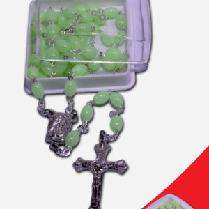 OVAL SHAPED LUMINOUS BEADS ROSARY 11 X