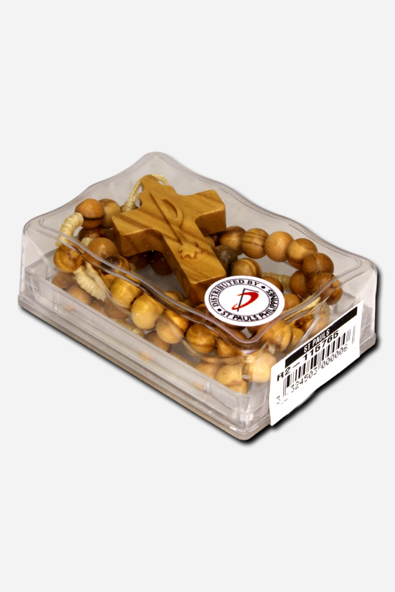 Olive Wood Rosary 7mm Italy - Image 3