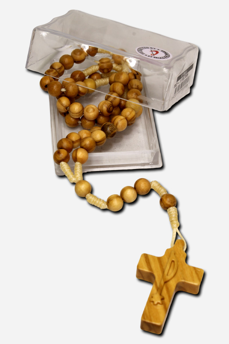 Olive Wood Rosary 7mm Italy