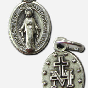 Our Lady of Miraculous Medal Pendant 10 x Italy