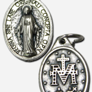 Our Lady of Miraculous Medal Pendant 13 x Italy