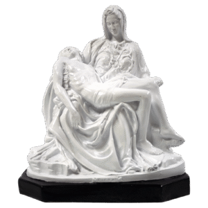 PIETA WHITE MEDIUM - 10 INCHES