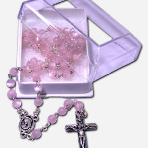 PINK PLASTIC ROSARY