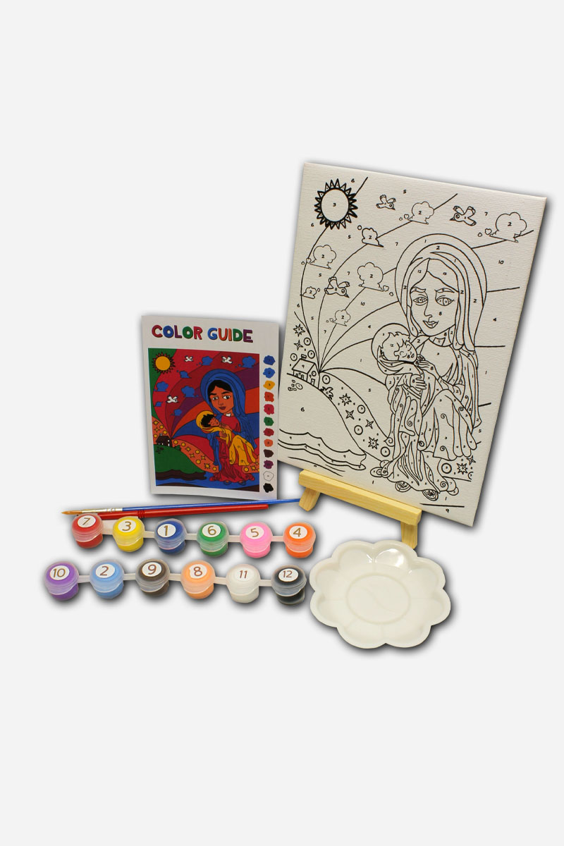 Paint by Numbers - Mother and Child