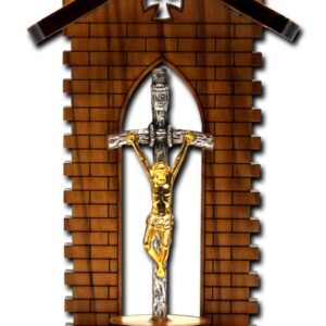 Papal Ferula Cross - 3 INCHES - Made in Italy