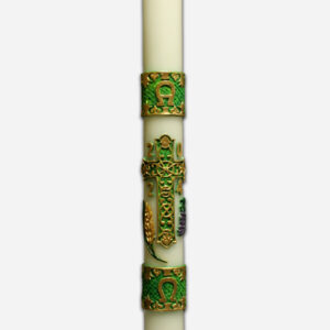 Paschal Candle 2024 - Green 3 x 3 x