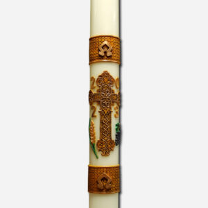 Paschal Candle 2023 - Caramel Brown 4 x 4 x