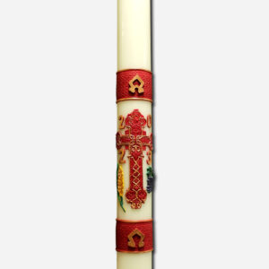 Paschal Candle 2023 - Red 4 x 4 x