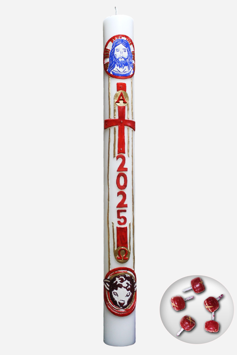 Paschal Candle 2025 - 4 x 4 x