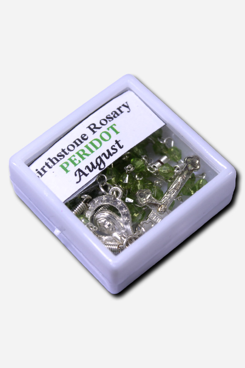 Crystal Birthstone Rosary Diamond Beads - 4mm - Image 24