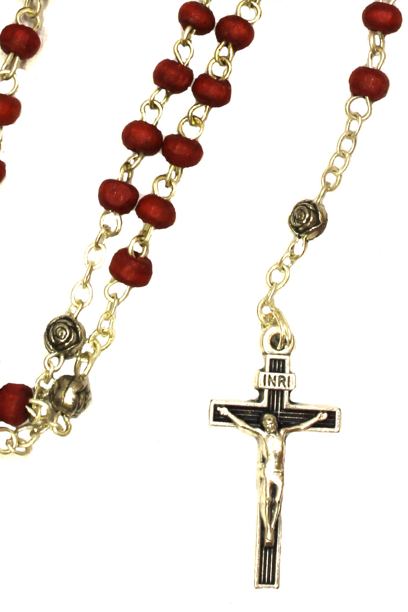 Petalo De Rosa - Small Beads 13 inches Made in Italy - Image 3