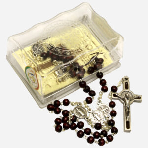 Rosary with Saint Benedict - Made in Italy