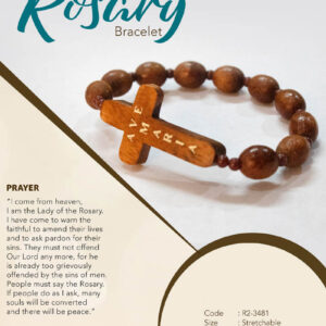 Rosary Bracelet Ave Maria-Stretchable