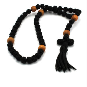 Knotted Rosary - Black