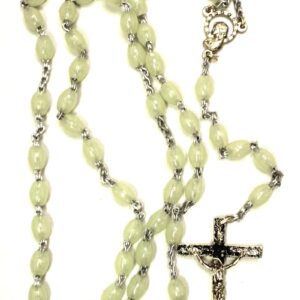 Rosary with Quadruple Lock - Glow in the Dark Made in Italy