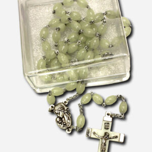 Rosary with Quadruple Lock - Luminous Beads Made in Italy