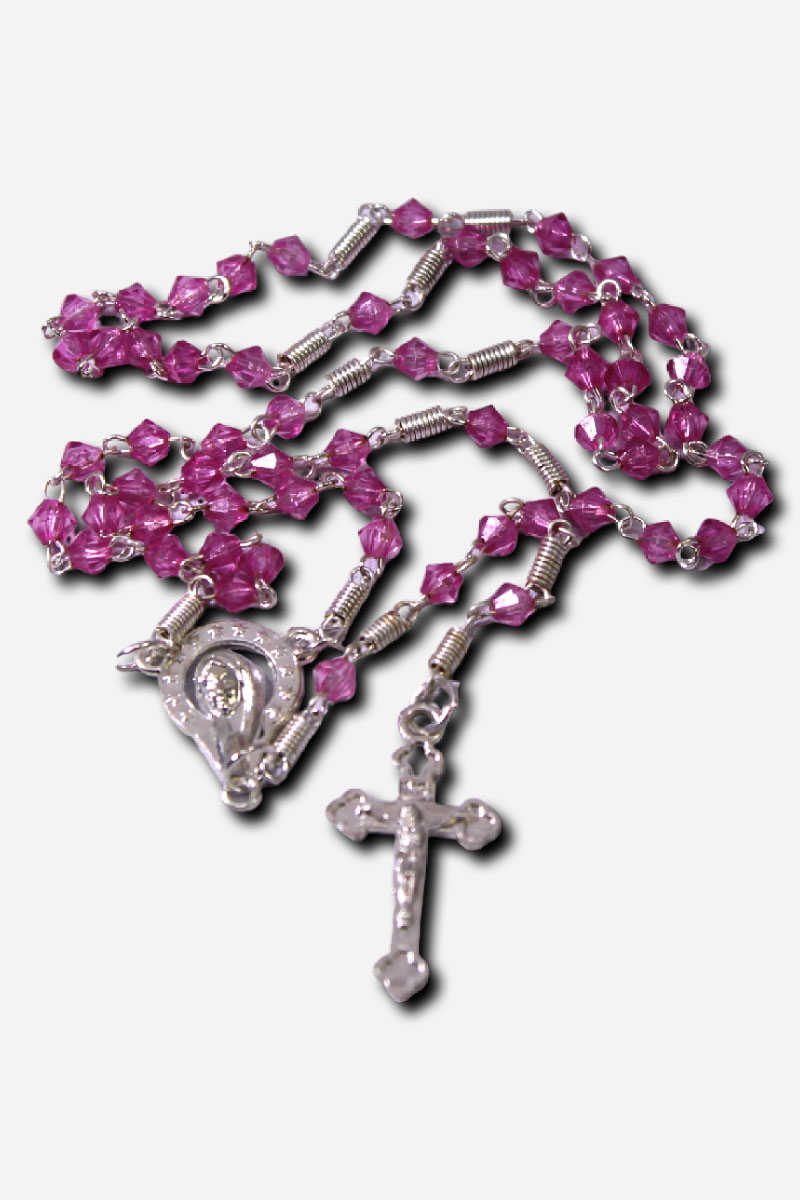 Crystal Birthstone Rosary Diamond Beads - 4mm - Image 7