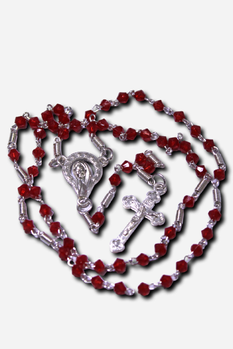Crystal Birthstone Rosary Diamond Beads - 4mm - Image 17