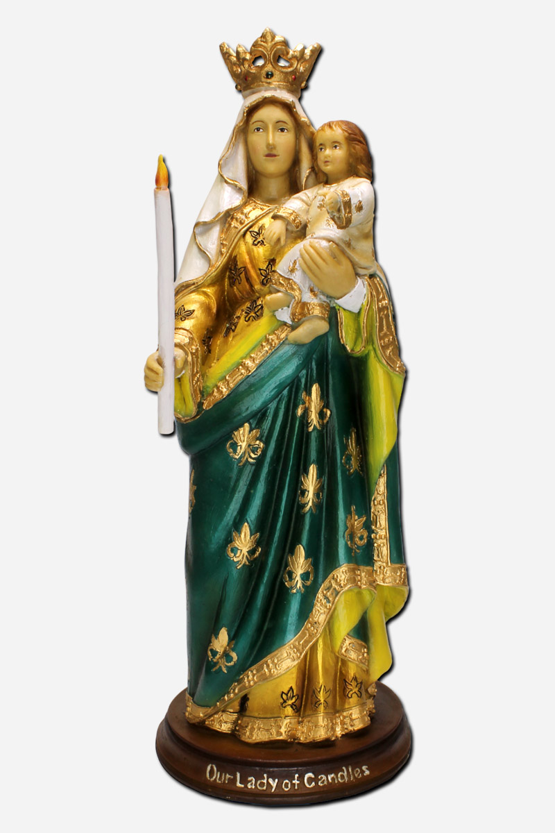 Our Lady of Candles -5 x 5 x