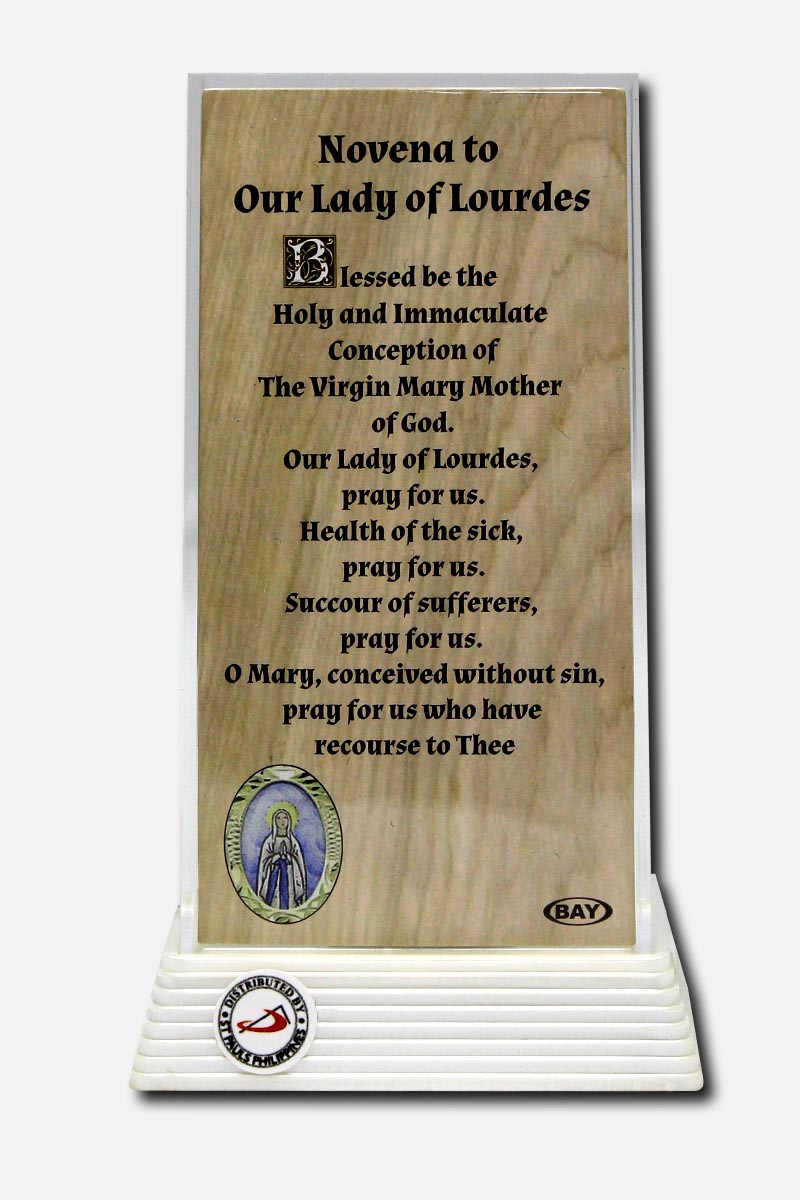 Our Lady of Lourdes with Case Table Decor - - Image 3