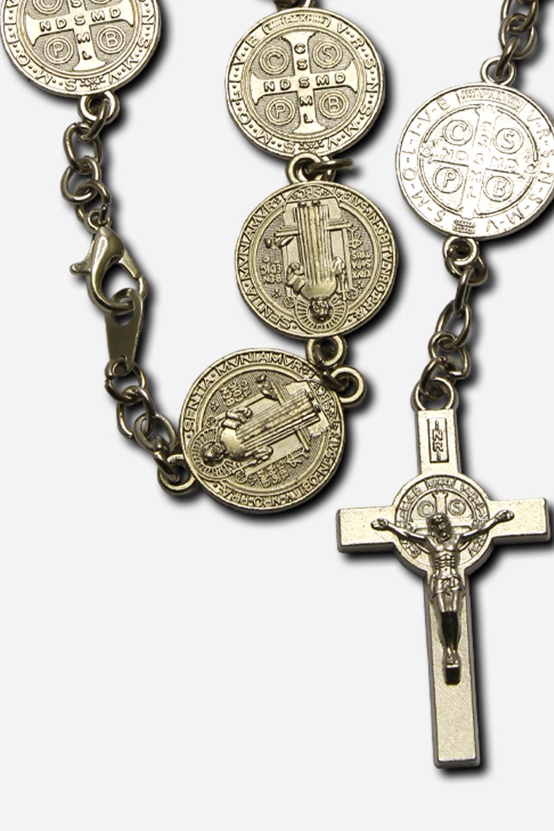 SAINT BENEDICT CAR ROSARY - 10 INCHES - Image 3