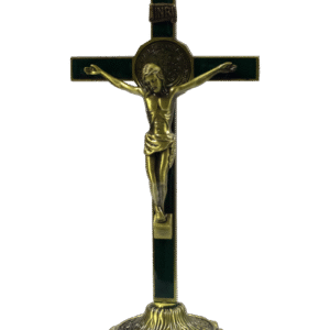 CROSS WITH SAINT BENEDICT MEDAL - 12 INCHES