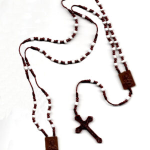 Devotional Scapular and Rosary in One with beads