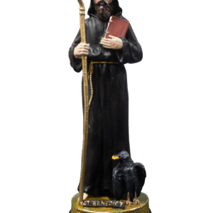 SAINT BENEDICT WITH CROW BLACK -
