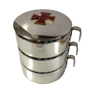 3 PIECE STACKABLE CIBORIUM - 5 X EACH