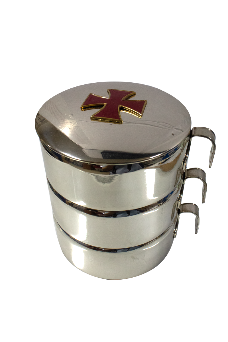 3 PIECE STACKABLE CIBORIUM - 5 X EACH